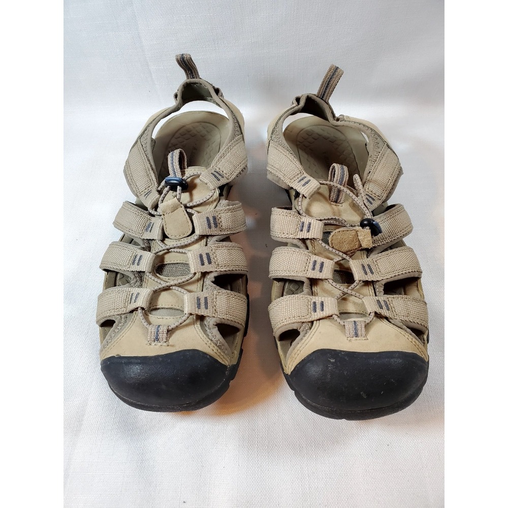 Croft & Barrow ● Men's Closed Toe Casual Sandals ● Size 10 ● Beige‎